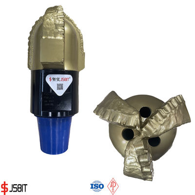 Industria di perforazione petrolifera Pdc Bits corpo in acciaio 3 lame 8 1/2 pollici